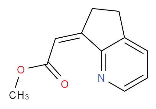 methyl 2-[(7Z)-5H,6H,7H-cyclopenta[b]pyridin-7-ylidene]acetate