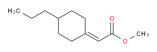 methyl 2-(4-propylcyclohexylidene)acetate