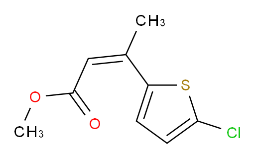 methyl (2Z)-3-(5-chlorothiophen-2-yl)but-2-enoate