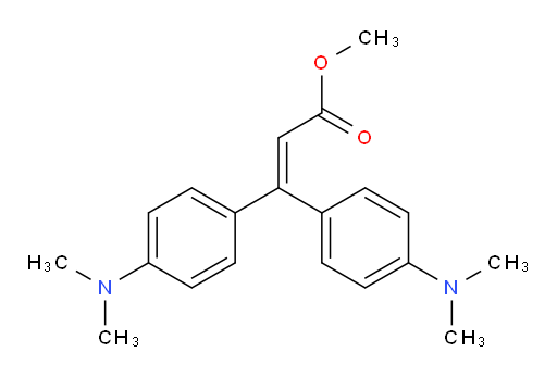 methyl 3,3-bis[4-(dimethylamino)phenyl]prop-2-enoate