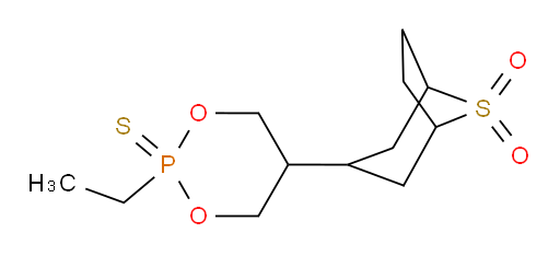 3-(2-ethyl-2-sulfanylidene-1,3,2lambda5-dioxaphosphinan-5-yl)-8lambda6-thiabicyclo[3.2.1]octane-8,8-dione