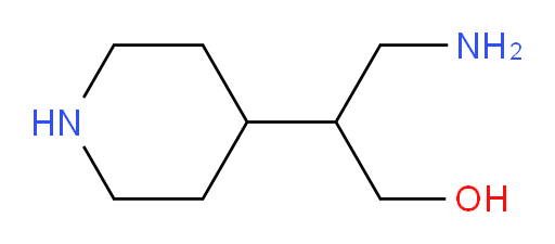 3-amino-2-(piperidin-4-yl)propan-1-ol
