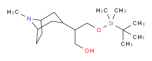 3-[(tert-butyldimethylsilyl)oxy]-2-{8-methyl-8-azabicyclo[3.2.1]octan-3-yl}propan-1-ol
