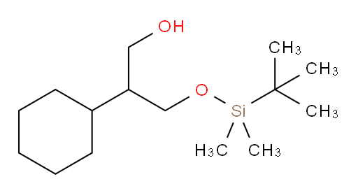 3-[(tert-butyldimethylsilyl)oxy]-2-cyclohexylpropan-1-ol