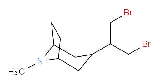 3-(1,3-dibromopropan-2-yl)-8-methyl-8-azabicyclo[3.2.1]octane