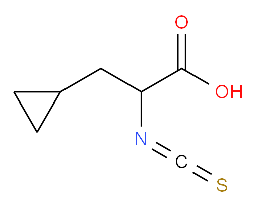 3-cyclopropyl-2-isothiocyanatopropanoic acid