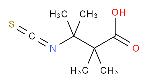 3-isothiocyanato-2,2,3-trimethylbutanoic acid