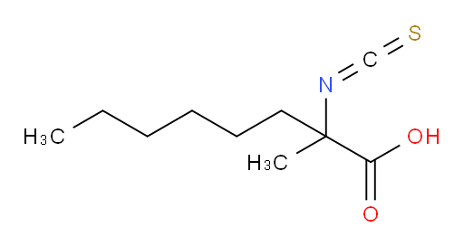2-isothiocyanato-2-methyloctanoic acid
