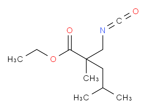 ethyl 2-(isocyanatomethyl)-2,4-dimethylpentanoate