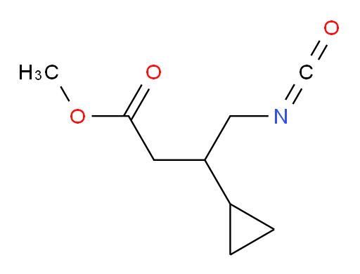 methyl 3-cyclopropyl-4-isocyanatobutanoate