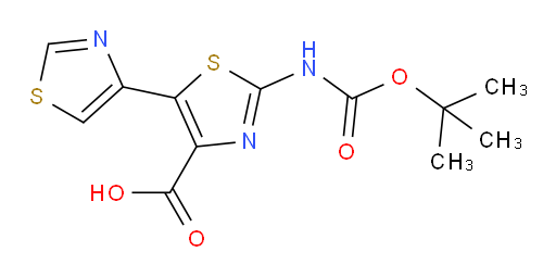 2-{[(tert-butoxy)carbonyl]amino}-5-(1,3-thiazol-4-yl)-1,3-thiazole-4-carboxylic acid