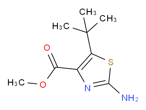methyl 2-amino-5-tert-butyl-1,3-thiazole-4-carboxylate