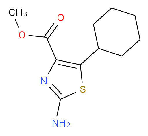 methyl 2-amino-5-cyclohexyl-1,3-thiazole-4-carboxylate