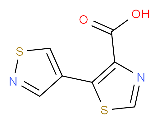 5-(1,2-thiazol-4-yl)-1,3-thiazole-4-carboxylic acid