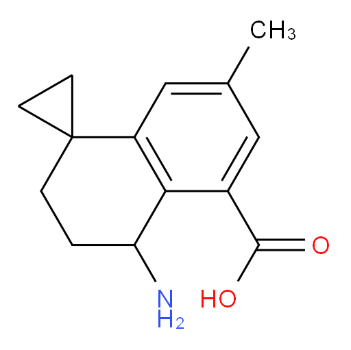 4'-amino-7'-methyl-3',4'-dihydro-2'H-spiro[cyclopropane-1,1'-naphthalene]-5'-carboxylic acid