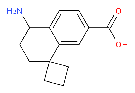 4'-amino-3',4'-dihydro-2'H-spiro[cyclobutane-1,1'-naphthalene]-7'-carboxylic acid