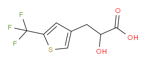 2-hydroxy-3-[5-(trifluoromethyl)thiophen-3-yl]propanoic acid