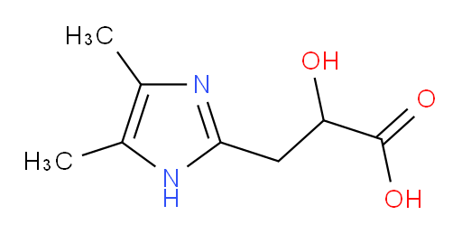 3-(4,5-dimethyl-1H-imidazol-2-yl)-2-hydroxypropanoic acid