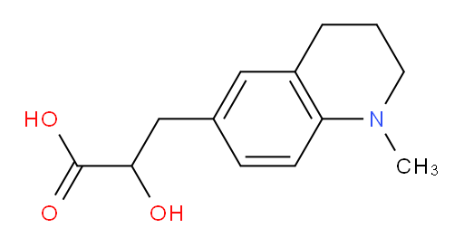 2-hydroxy-3-(1-methyl-1,2,3,4-tetrahydroquinolin-6-yl)propanoic acid