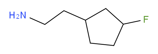 2-(3-fluorocyclopentyl)ethan-1-amine
