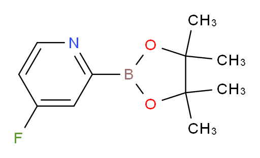 4-fluoro-2-(tetramethyl-1,3,2-dioxaborolan-2-yl)pyridine