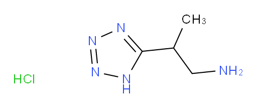 2-(1H-1,2,3,4-tetrazol-5-yl)propan-1-amine hydrochloride