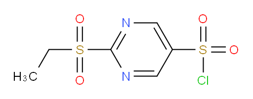 2-(ethanesulfonyl)pyrimidine-5-sulfonyl chloride
