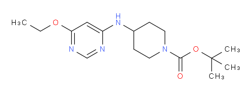 tert-butyl 4-[(6-ethoxypyrimidin-4-yl)amino]piperidine-1-carboxylate