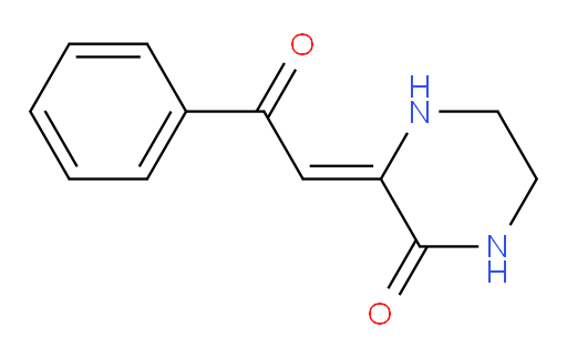 3-(2-oxo-2-phenylethylidene)piperazin-2-one