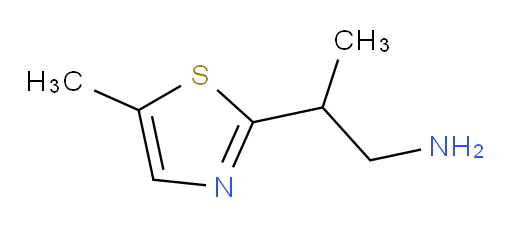 2-(5-methyl-1,3-thiazol-2-yl)propan-1-amine