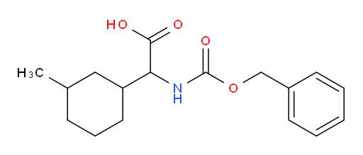 2-{[(benzyloxy)carbonyl]amino}-2-(3-methylcyclohexyl)acetic acid