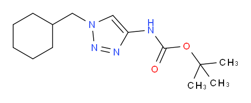 tert-butyl N-[1-(cyclohexylmethyl)-1H-1,2,3-triazol-4-yl]carbamate