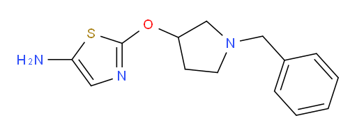 2-[(1-benzylpyrrolidin-3-yl)oxy]-1,3-thiazol-5-amine