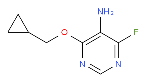 4-(cyclopropylmethoxy)-6-fluoropyrimidin-5-amine