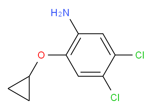4,5-dichloro-2-cyclopropoxyaniline