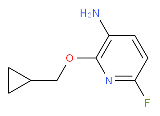 2-(cyclopropylmethoxy)-6-fluoropyridin-3-amine