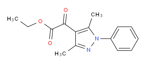 ethyl 2-(3,5-dimethyl-1-phenyl-1H-pyrazol-4-yl)-2-oxoacetate