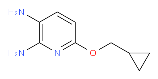 6-(cyclopropylmethoxy)pyridine-2,3-diamine