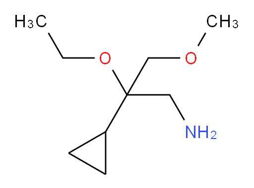 2-cyclopropyl-2-ethoxy-3-methoxypropan-1-amine