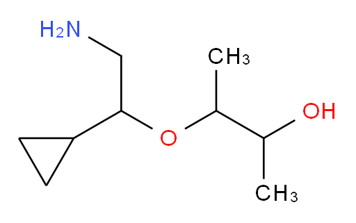 3-(2-amino-1-cyclopropylethoxy)butan-2-ol