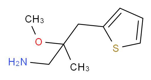 2-methoxy-2-[(thiophen-2-yl)methyl]propan-1-amine