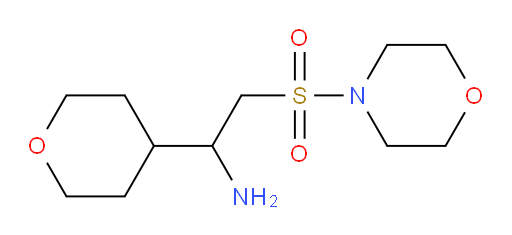 2-(morpholine-4-sulfonyl)-1-(oxan-4-yl)ethan-1-amine