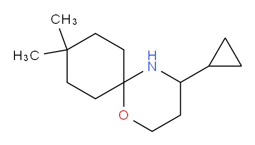 4-cyclopropyl-9,9-dimethyl-1-oxa-5-azaspiro[5.5]undecane