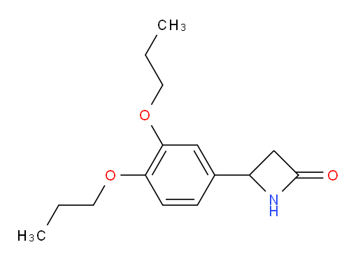 4-(3,4-dipropoxyphenyl)azetidin-2-one