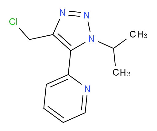 2-[4-(chloromethyl)-1-(propan-2-yl)-1H-1,2,3-triazol-5-yl]pyridine