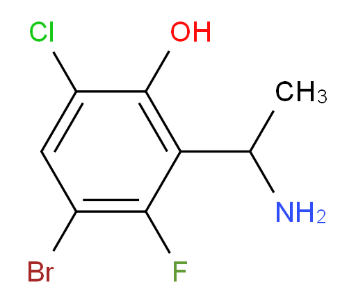 2-(1-aminoethyl)-4-bromo-6-chloro-3-fluorophenol