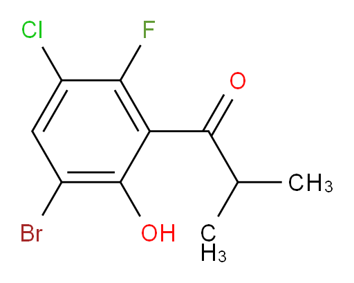 1-(3-bromo-5-chloro-6-fluoro-2-hydroxyphenyl)-2-methylpropan-1-one