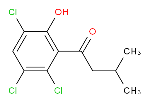 3-methyl-1-(2,3,5-trichloro-6-hydroxyphenyl)butan-1-one
