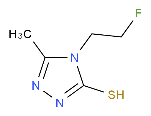 4-(2-fluoroethyl)-5-methyl-4H-1,2,4-triazole-3-thiol