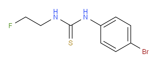 1-(4-bromophenyl)-3-(2-fluoroethyl)thiourea